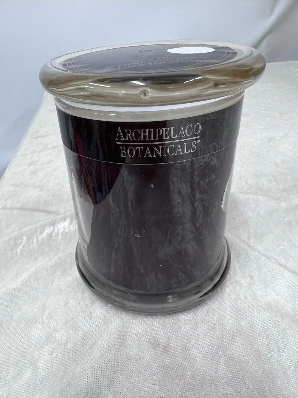 Archipelago Botanicals Havana Scented Candle glass jar